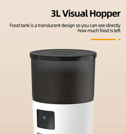 Automatic Cat/Dog Feeder With Video Camera