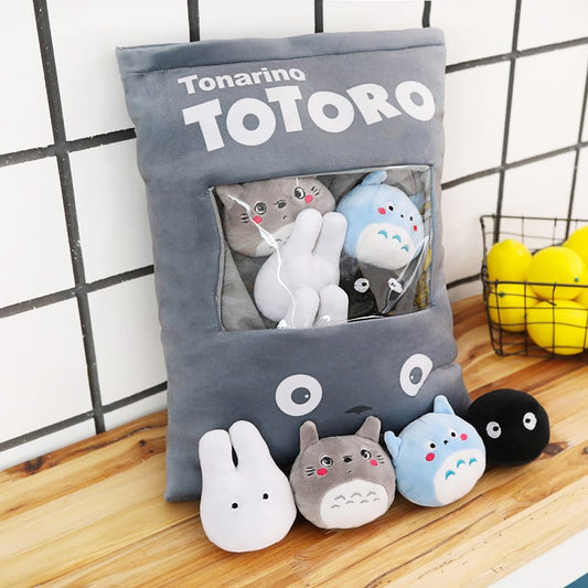 Totoro Pillow Bag Plushy of Little Snack Cushions